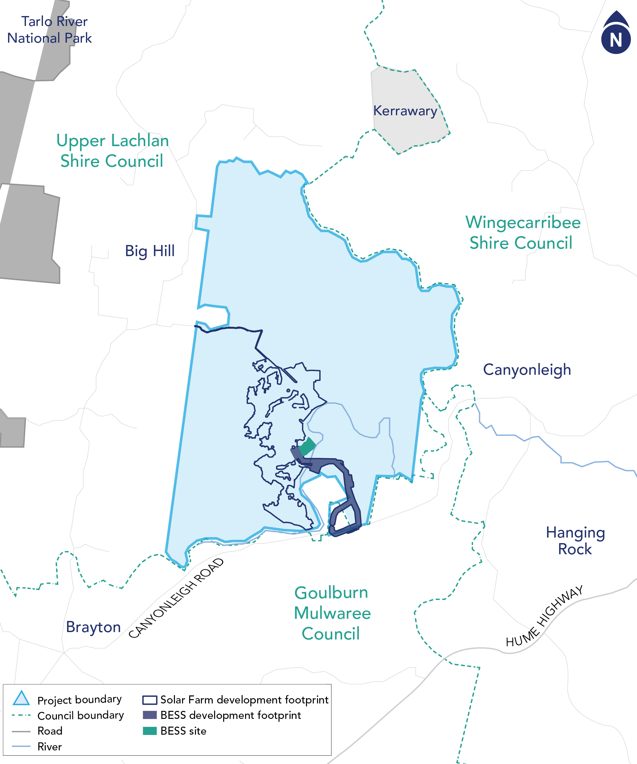 Wattle Creek Energy Hub Indicative Map