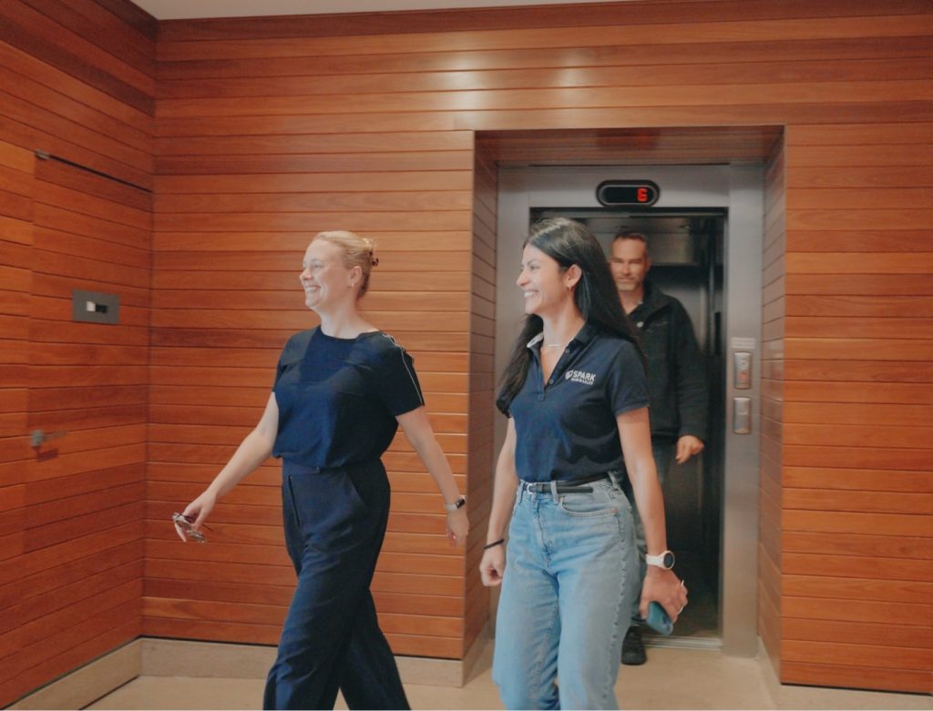 Spark Renewables office lobby